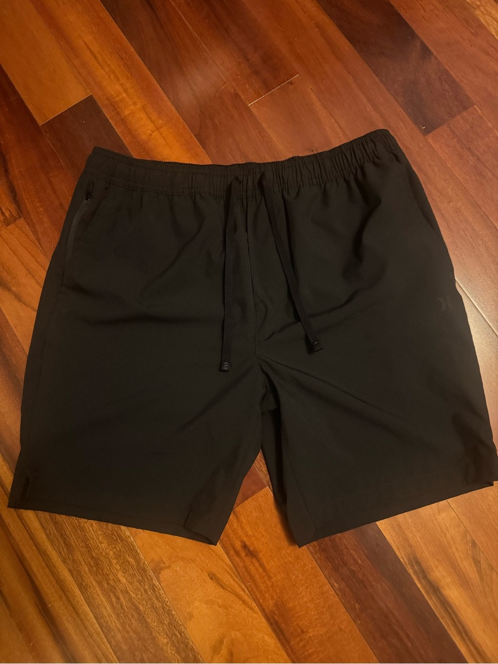 Hurley Black Athletic Stretch Shorts